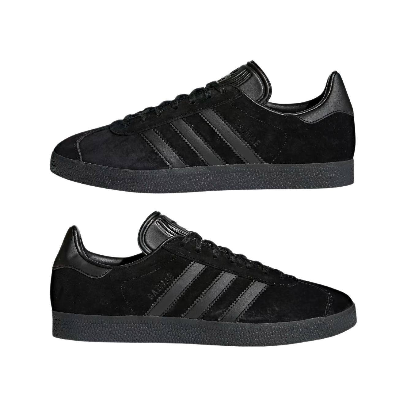 Adidas Gazelle Sneakers - Black/Black - Escape Menswear