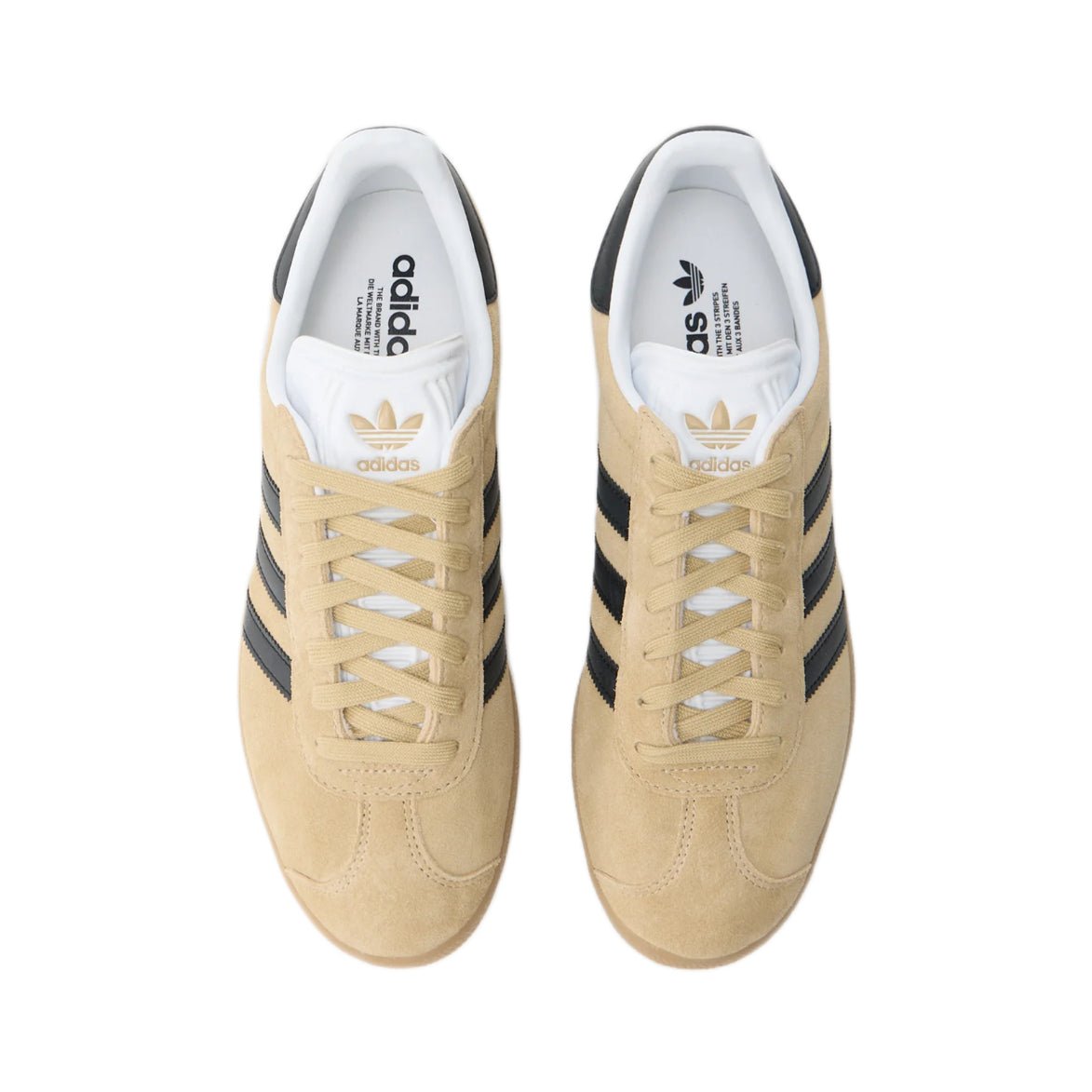 Adidas Originals Gazelle Sneakers - Beige/Black - Escape Menswear