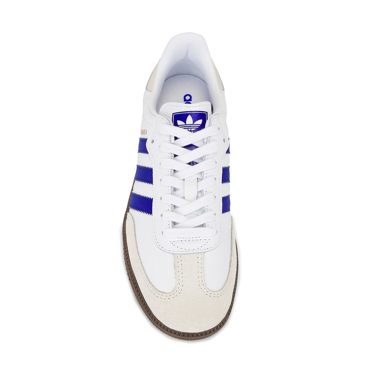 Adidas Originals Samba OG Sneakers - Flat White/Blue - Escape Menswear