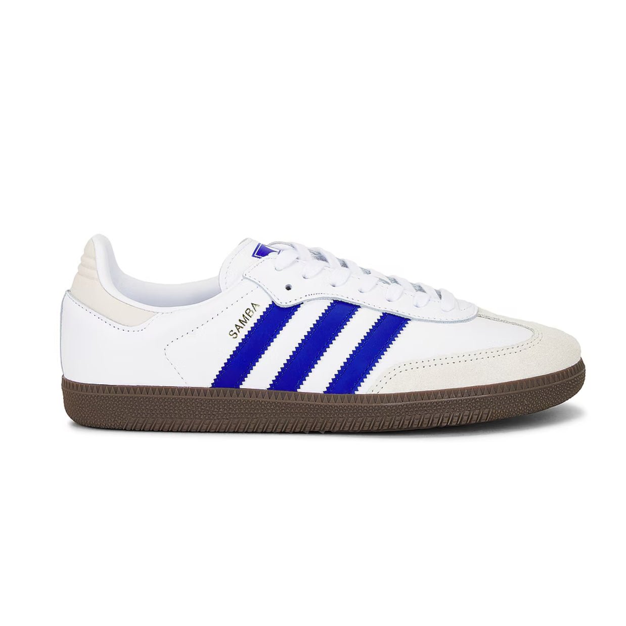 Adidas Originals Samba OG Sneakers - Flat White/Blue - Escape Menswear