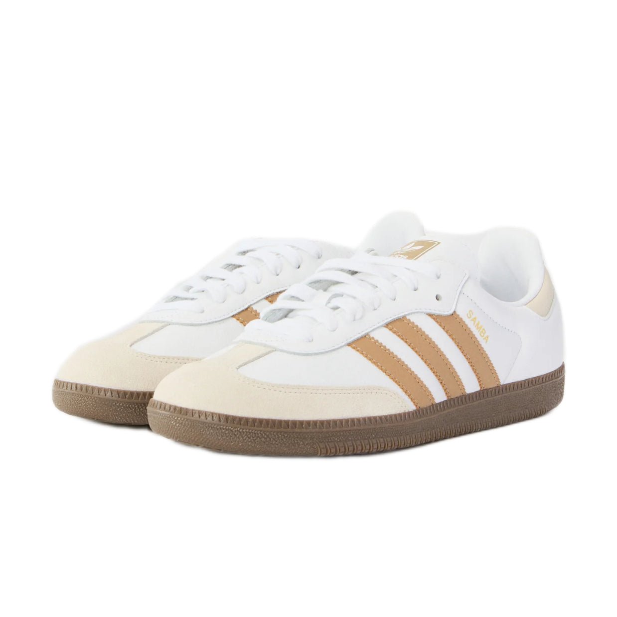 Adidas Originals Samba OG Sneakers - Flat White/Cardboard - Escape Menswear