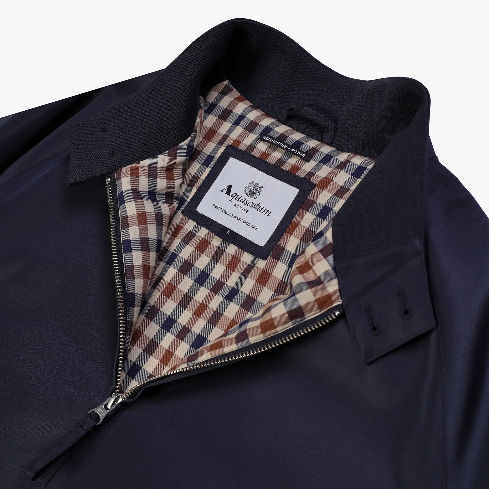 Aquascutum Archival Harrington Jacket - 11 Navy - Escape Menswear