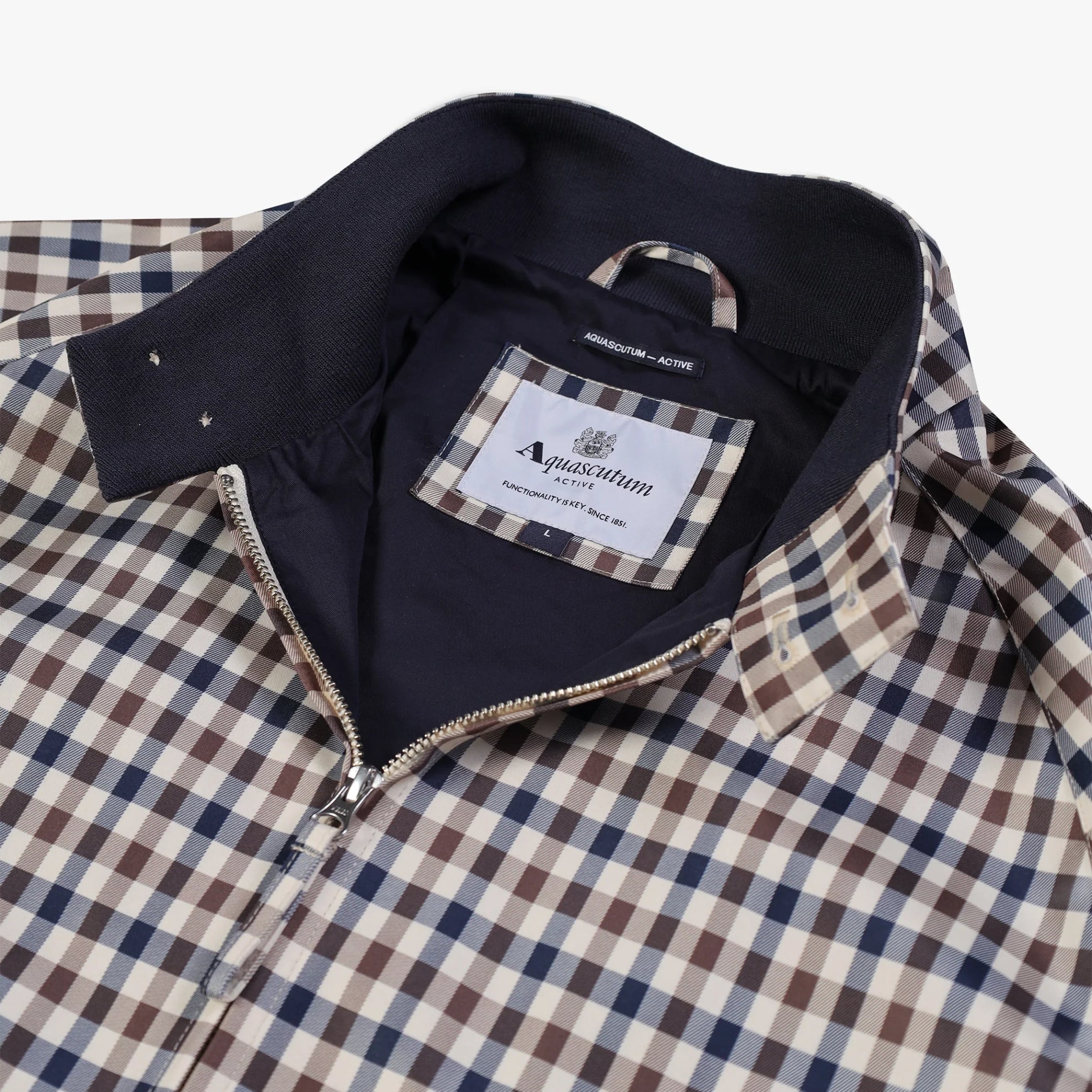 Aquascutum Archival Harrington Jacket - 28 Club Check - Escape Menswear