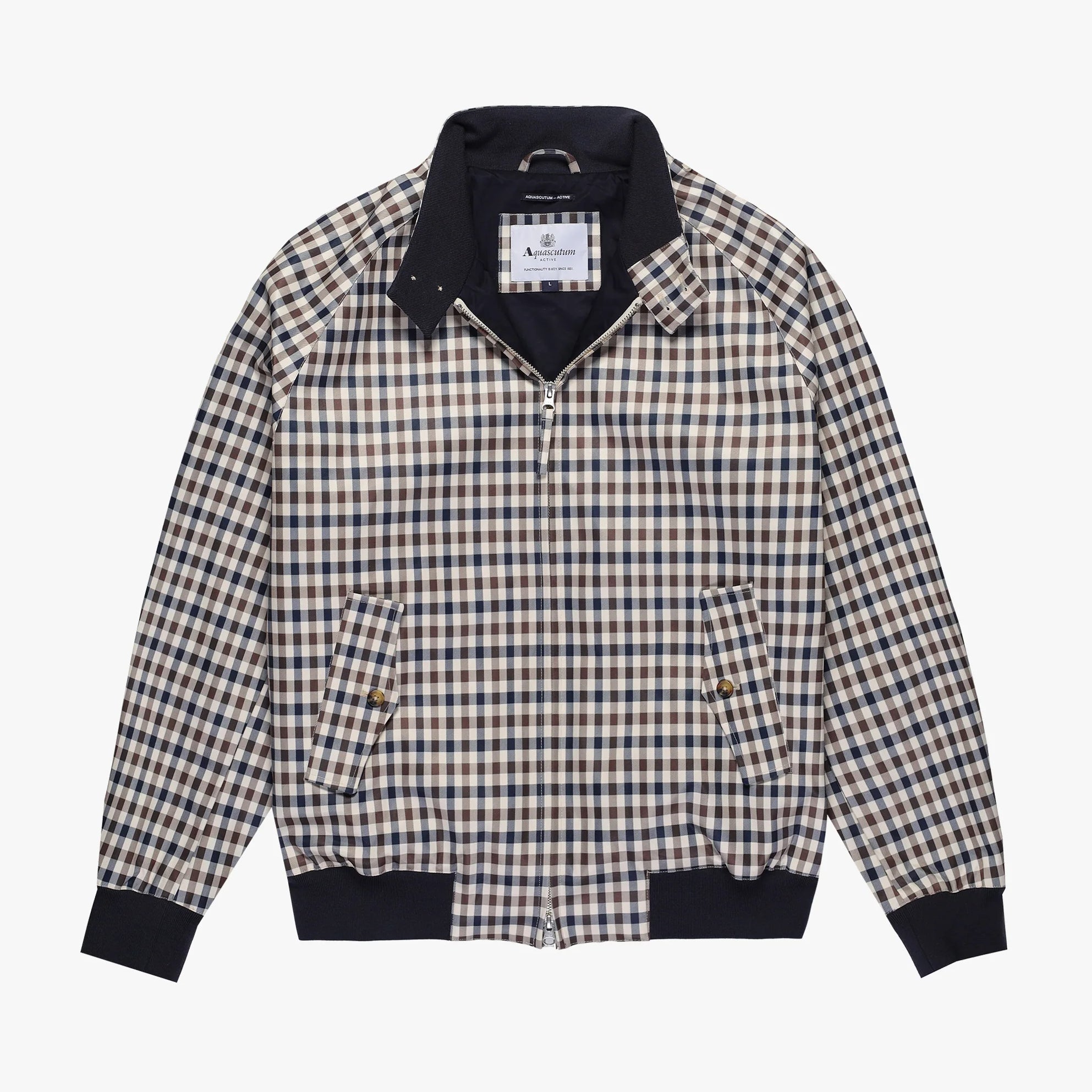 Aquascutum Archival Harrington Jacket - 28 Club Check - Escape Menswear