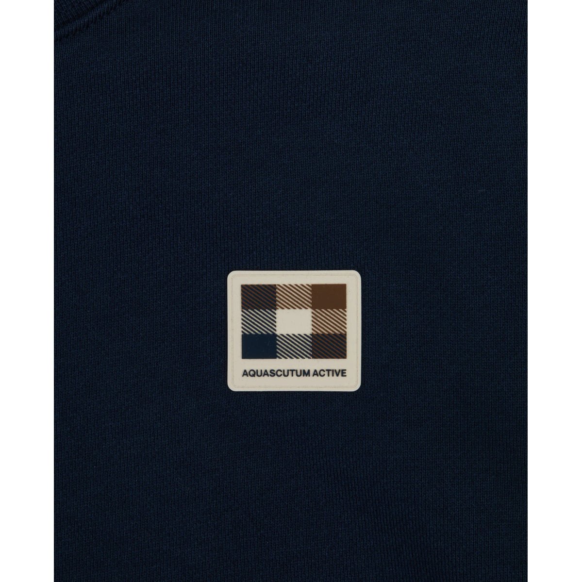 Aquascutum Badge Sweatshirt - 11 Navy - Escape Menswear
