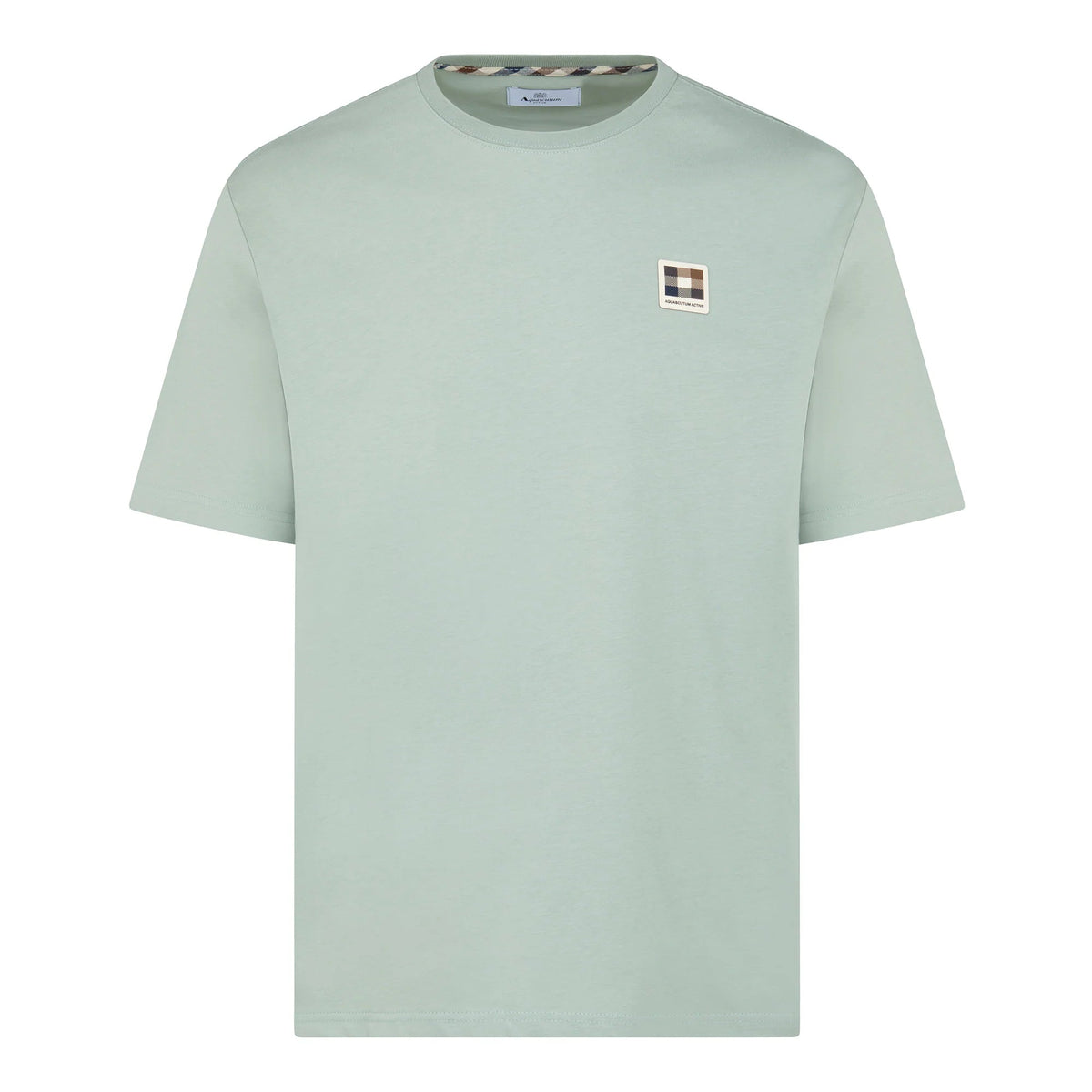 Aquascutum Badge T-Shirt - 34 Salvia - Escape Menswear
