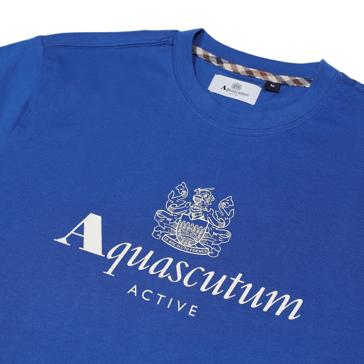 Aquascutum Big Logo T-Shirt - 10 Royal - Escape Menswear