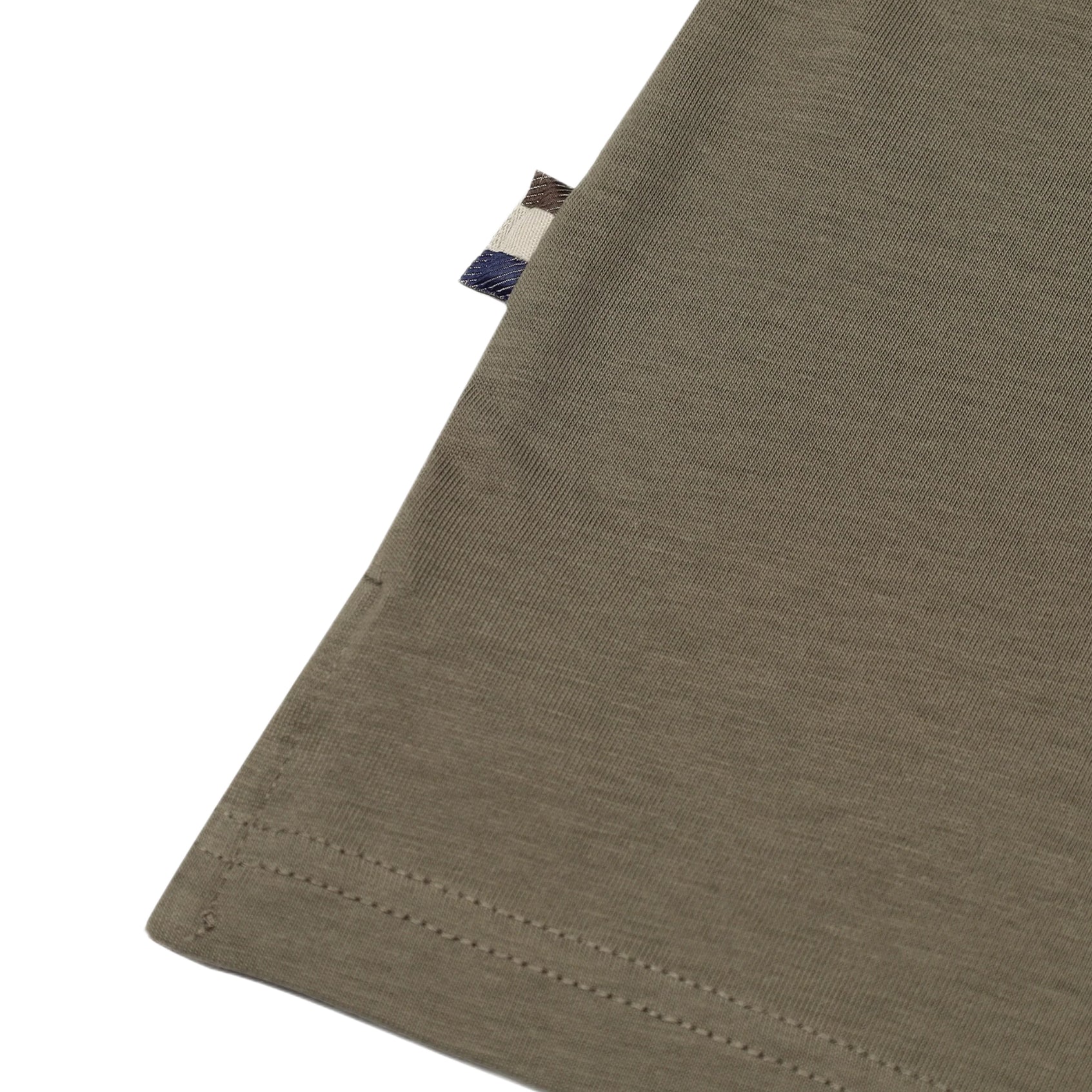 Aquascutum Big Rubber Logo T-Shirt - 06 Army Green - Escape Menswear