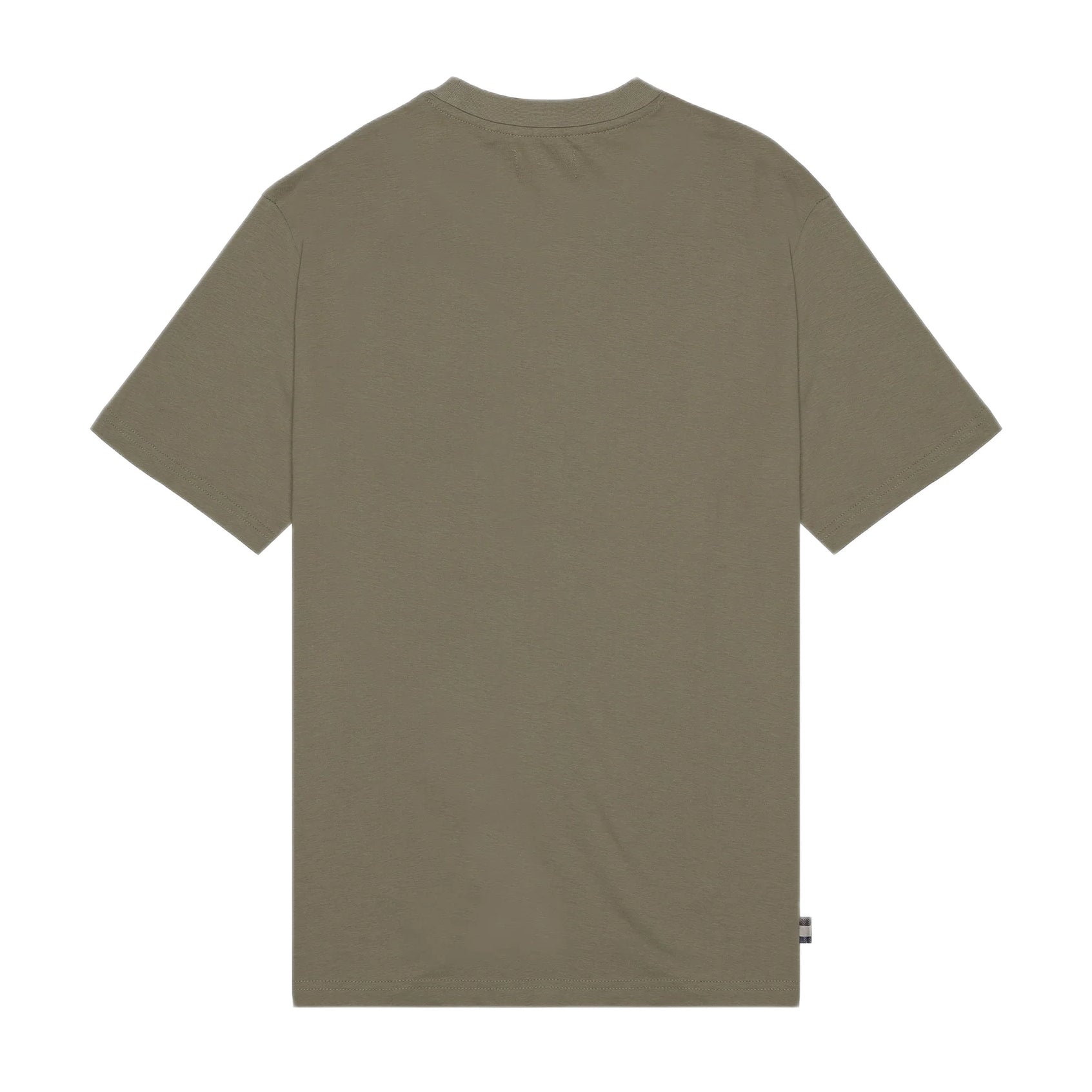 Aquascutum Big Rubber Logo T-Shirt - 06 Army Green - Escape Menswear