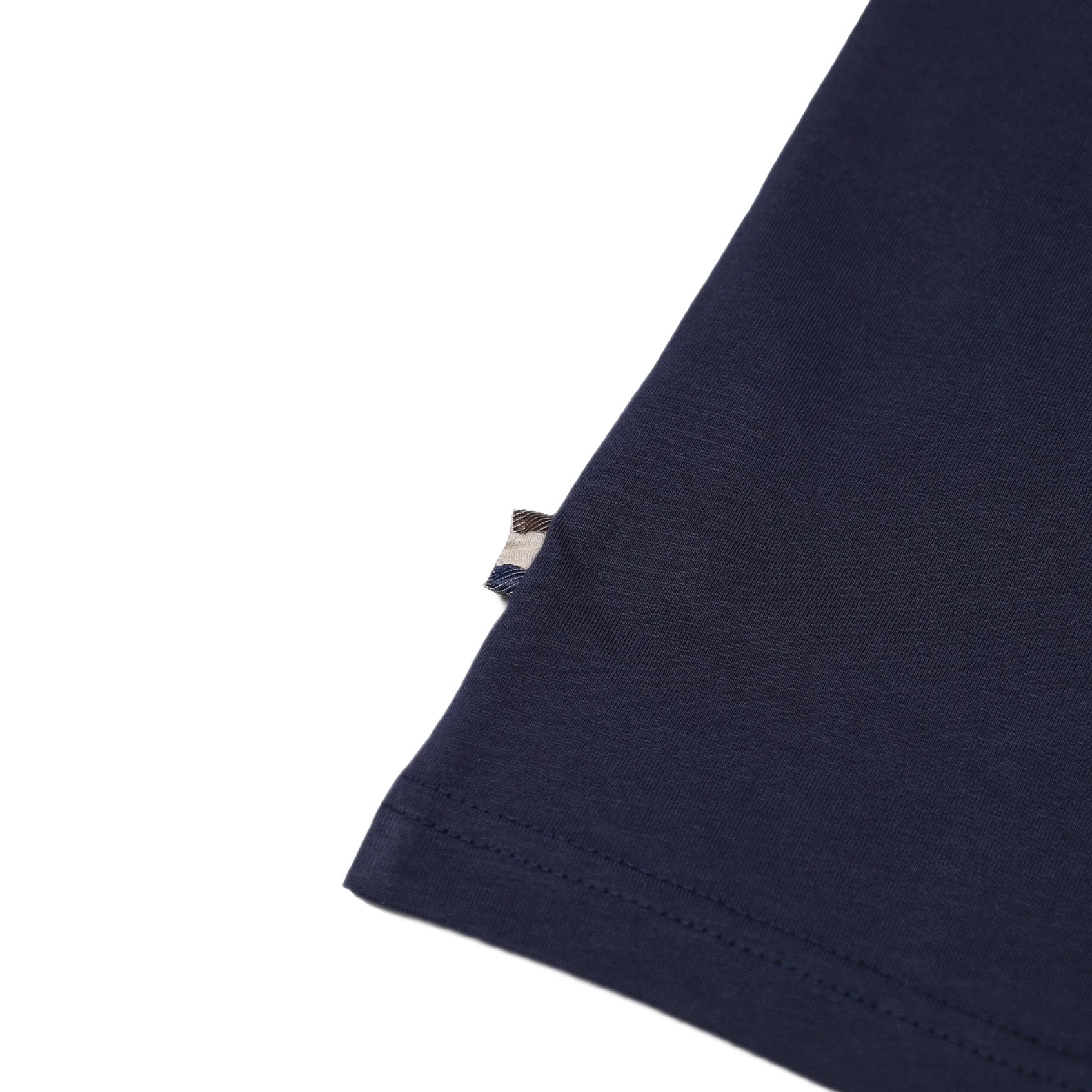 Aquascutum Big Rubber Logo T-Shirt - 11 Navy - Escape Menswear