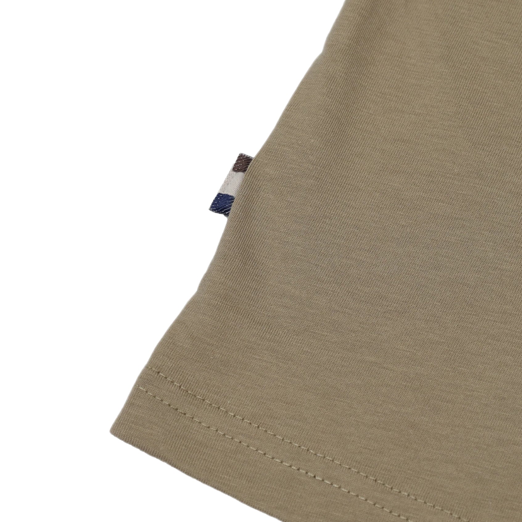 Aquascutum Big Rubber Logo T-Shirt - 38 Khaki - Escape Menswear