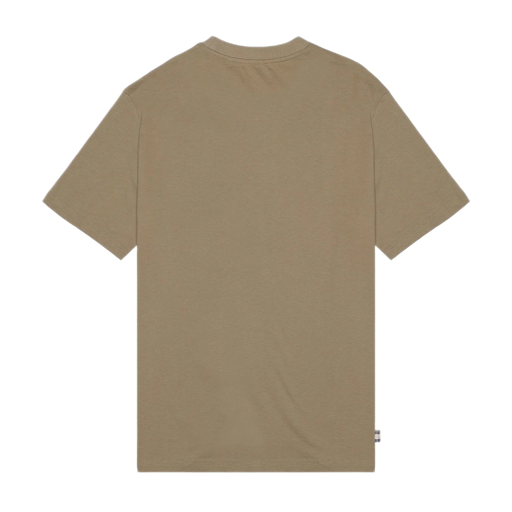 Aquascutum Big Rubber Logo T-Shirt - 38 Khaki - Escape Menswear