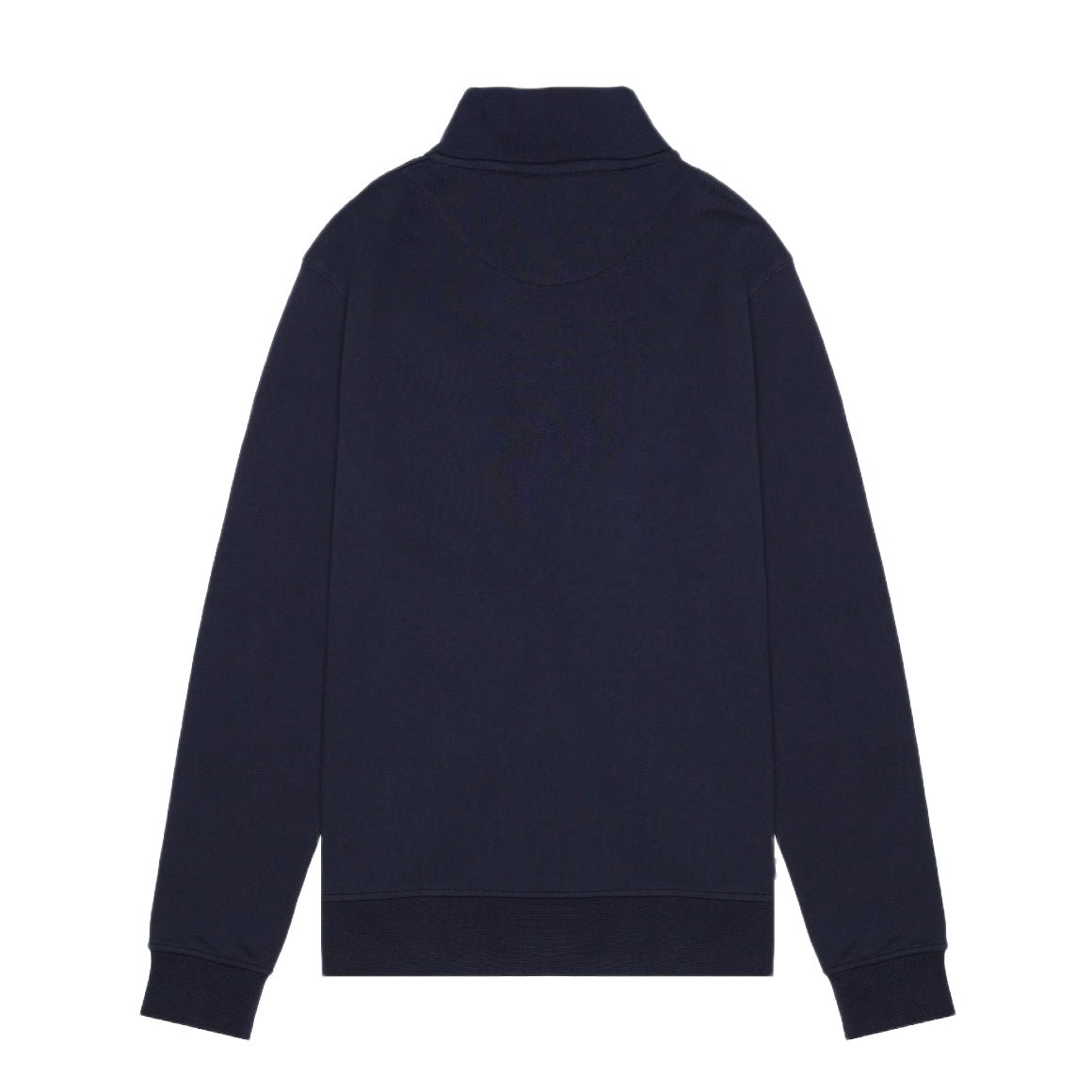 Aquascutum CC Shoulder 1/4 Zip Fleece Sweatshirt - 11 Navy - Escape Menswear