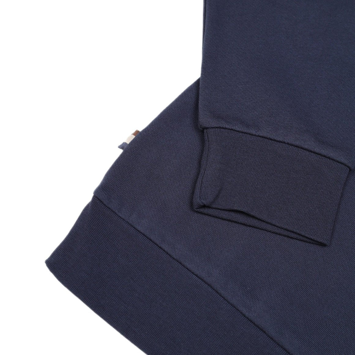 Aquascutum CC Shoulder 1/4 Zip Fleece Sweatshirt - 11 Navy - Escape Menswear