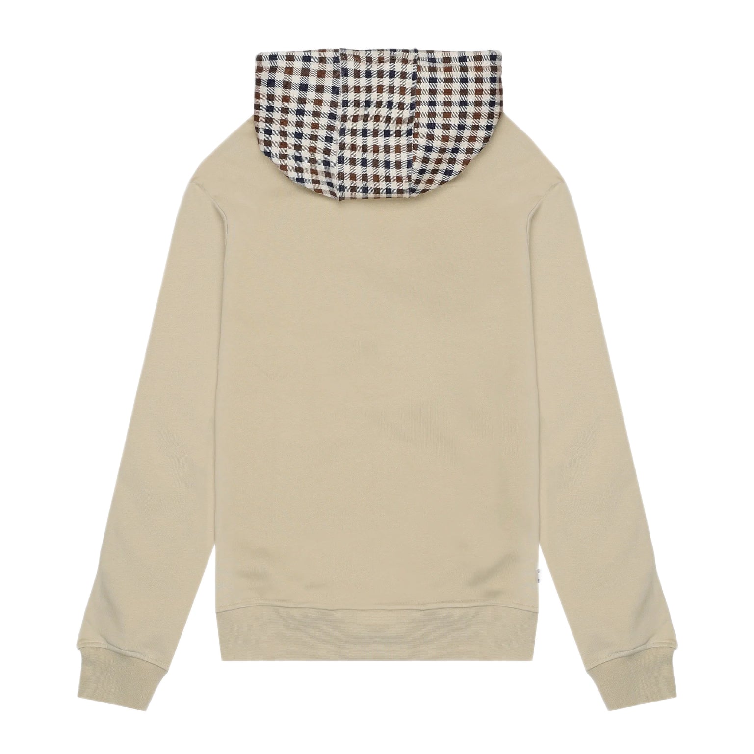 Aquascutum Club Check Hoodie - 03 Beige - Escape Menswear