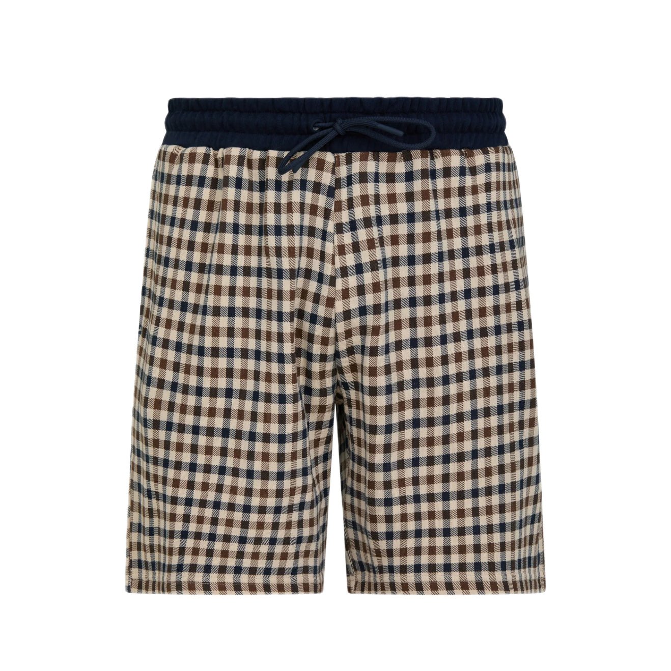 Aquascutum CLUB CHECK Shorts - 11 Navy - Escape Menswear