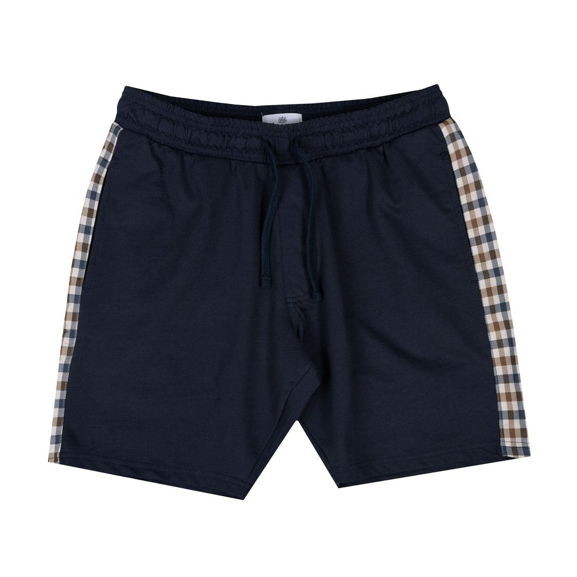 Aquascutum Club Check Shorts - 11 Navy - Escape Menswear