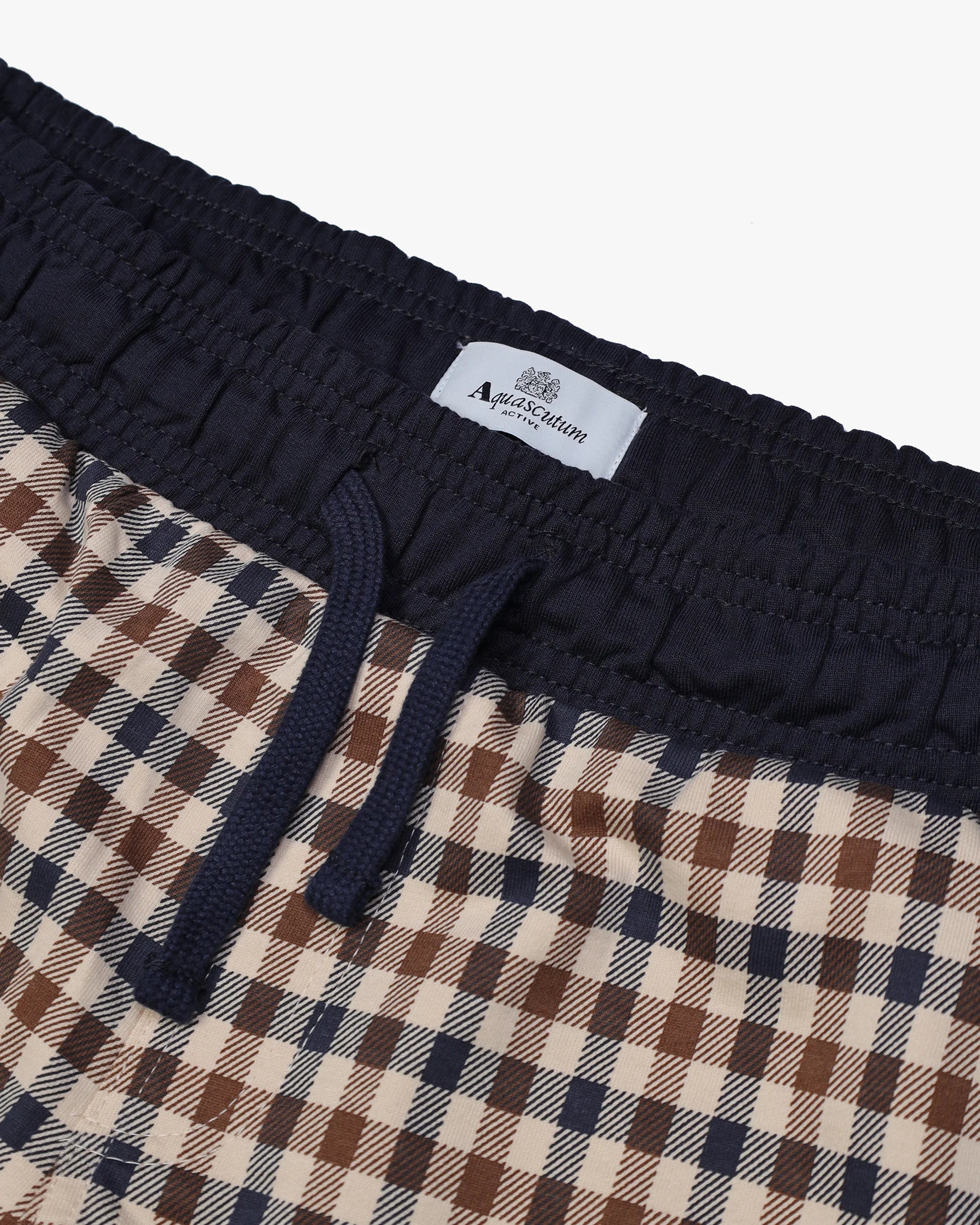 Aquascutum Club Check Shorts - Navy - Escape Menswear