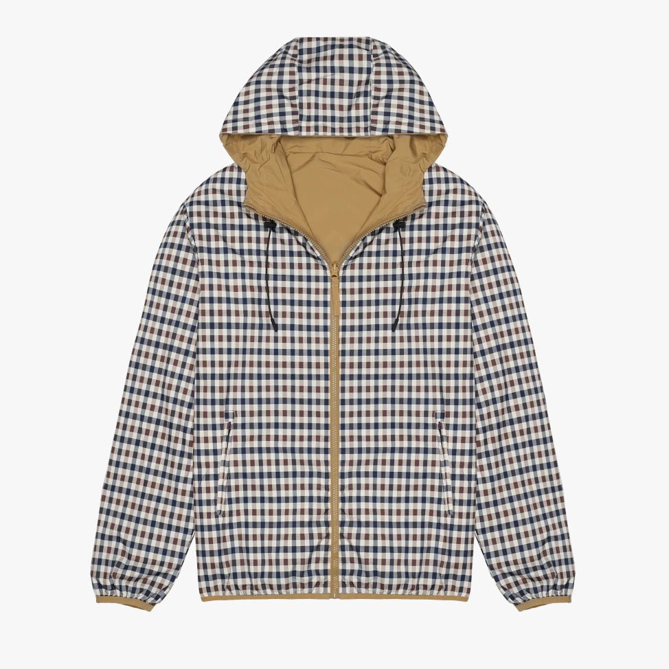Aquascutum Hooded Sailor Reversible Jacket - 38 Khaki - Escape Menswear