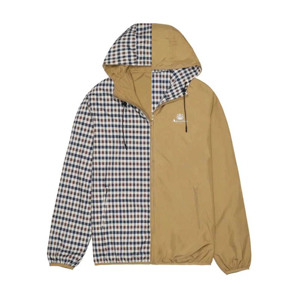 Aquascutum Hooded Sailor Reversible Jacket - 38 Khaki - Escape Menswear