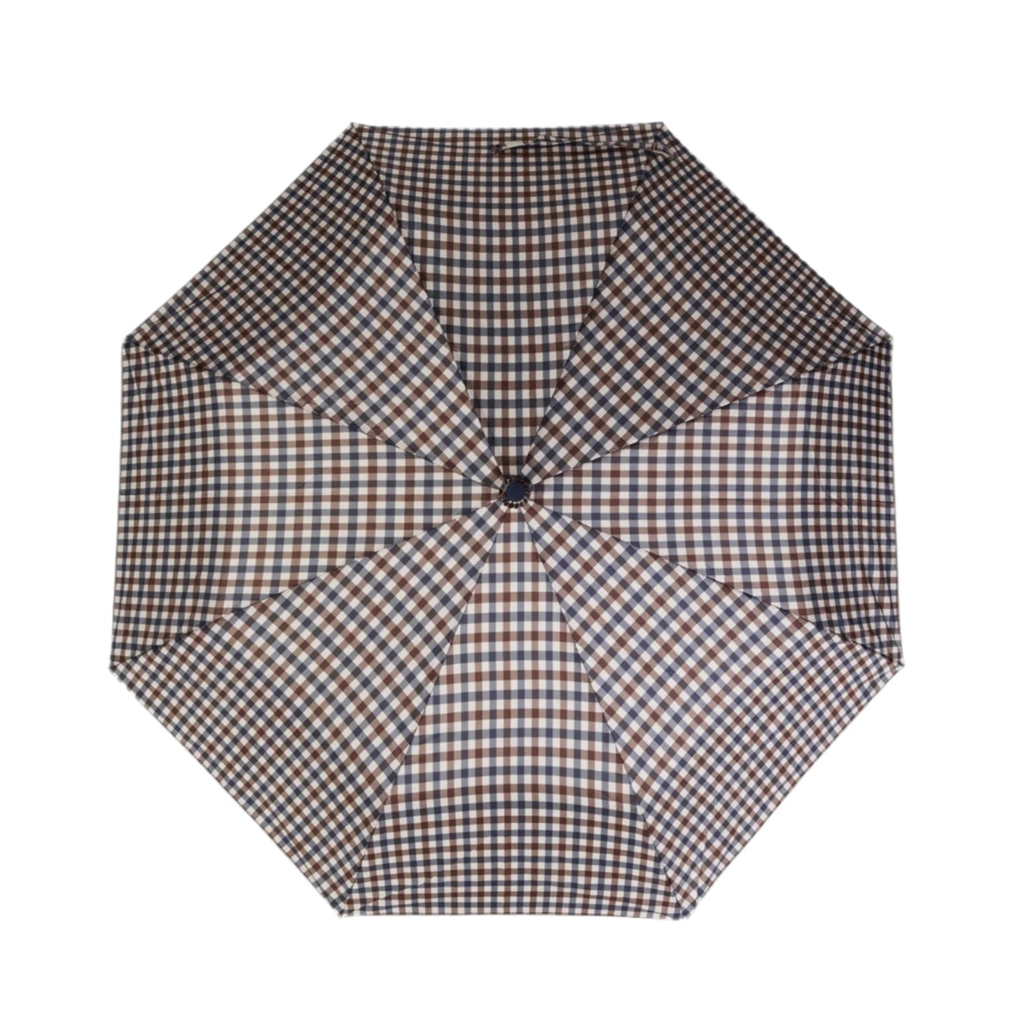 Aquascutum Iconic Pocket Umbrella - 28 Club Check Navy - Escape Menswear