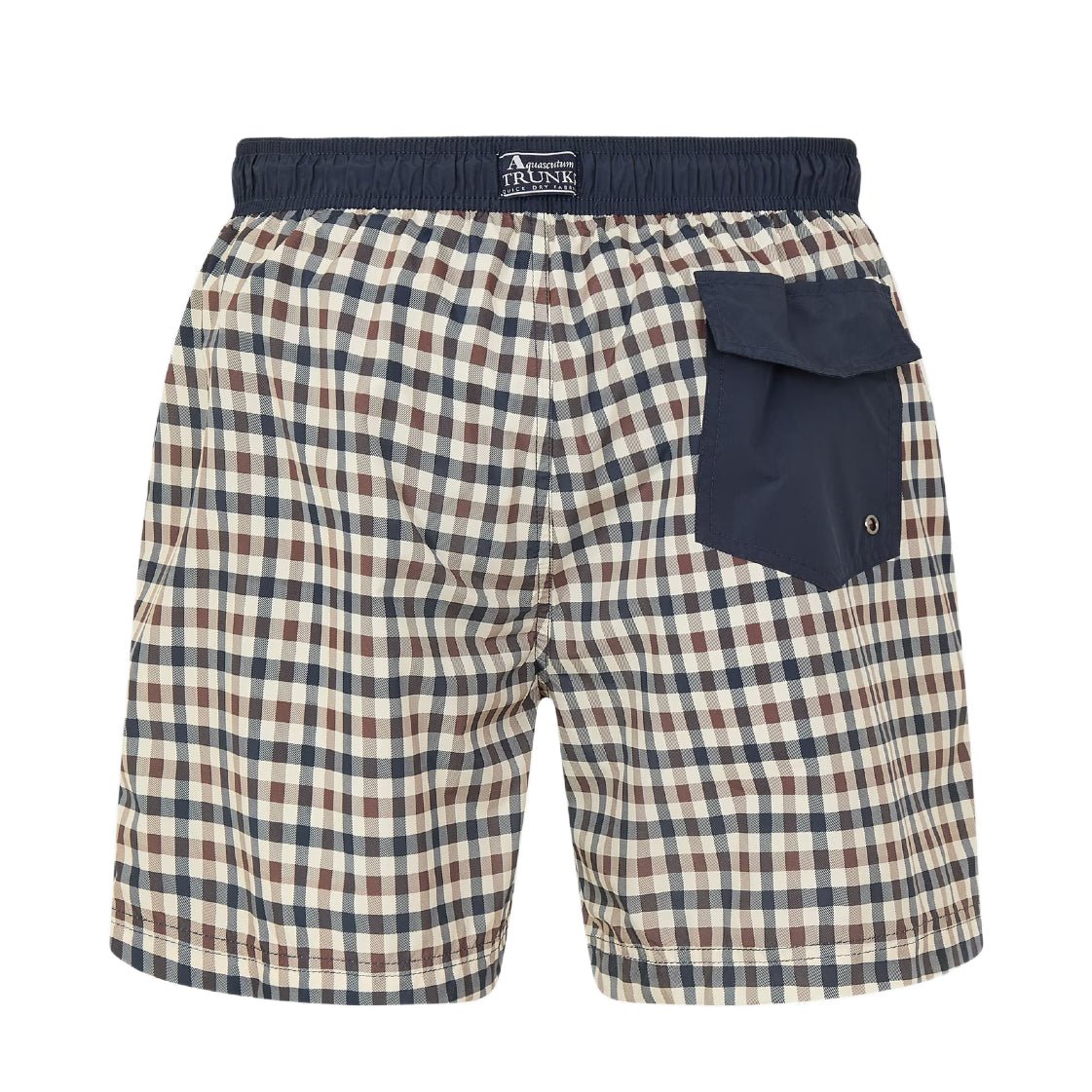 Aquascutum Iconic Volley Swimshort - Club Check 28 - Escape Menswear
