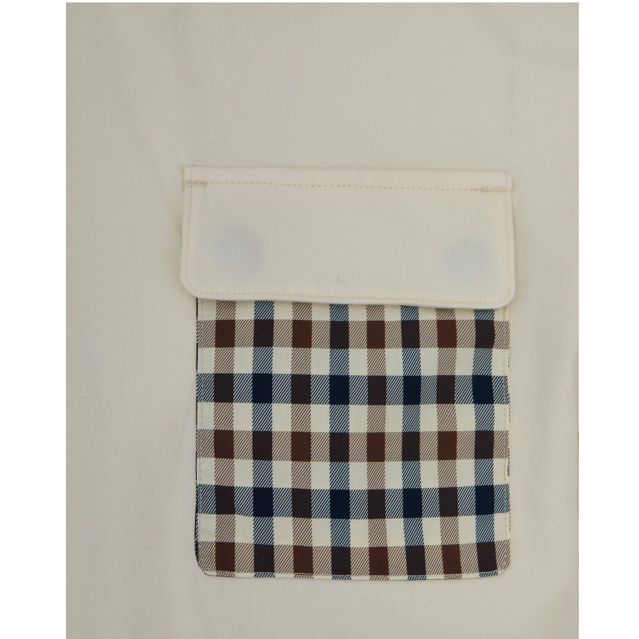 Aquascutum Lamina Pocket T-Shirt - 02 Old White - Escape Menswear