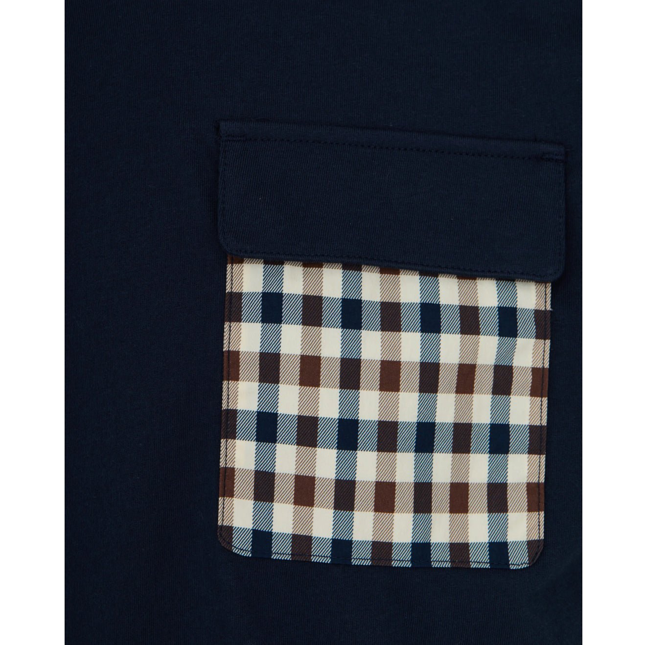 Aquascutum Lamina Pocket T-Shirt - 11 Navy - Escape Menswear
