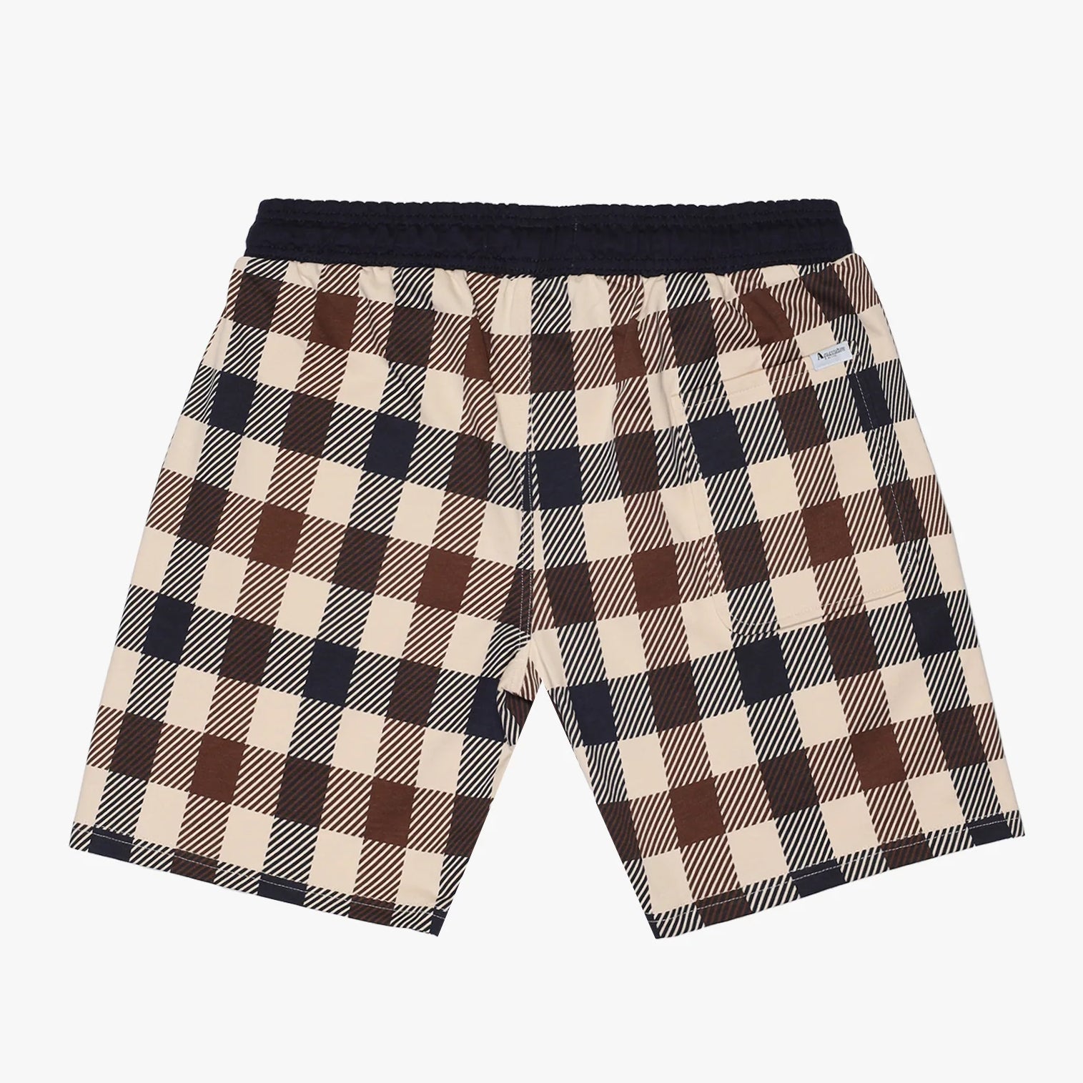 Aquascutum Macro Club Check Shorts - Navy - Escape Menswear