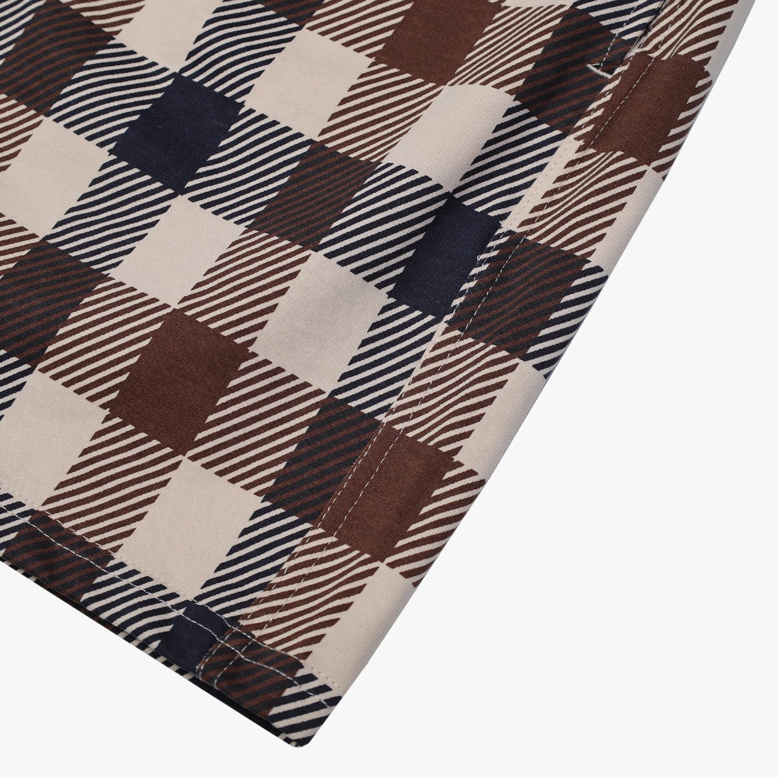 Aquascutum Macro Club Check Shorts - Navy - Escape Menswear