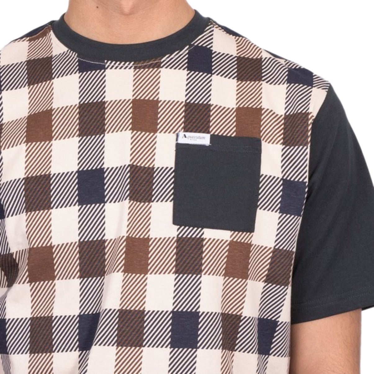 Aquascutum Macro Iconic Pocket T-Shirt - Navy - Escape Menswear