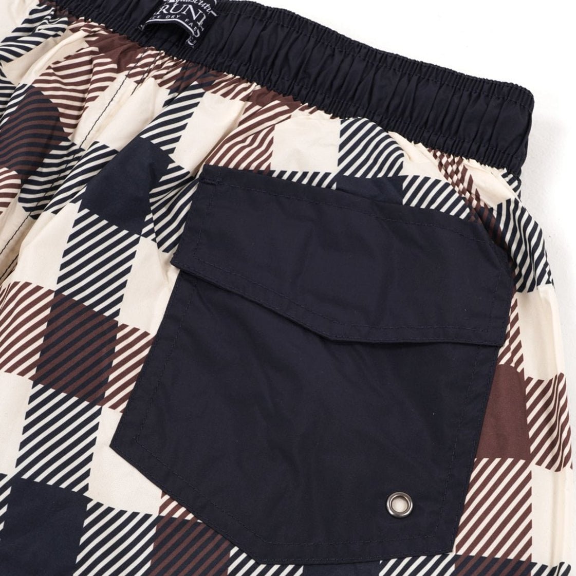 Aquascutum Macro Iconic Volley Swimshort - Club Check 30 - Escape Menswear