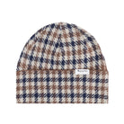 Aquascutum Merino Wool Beanie - Club Check - Escape Menswear