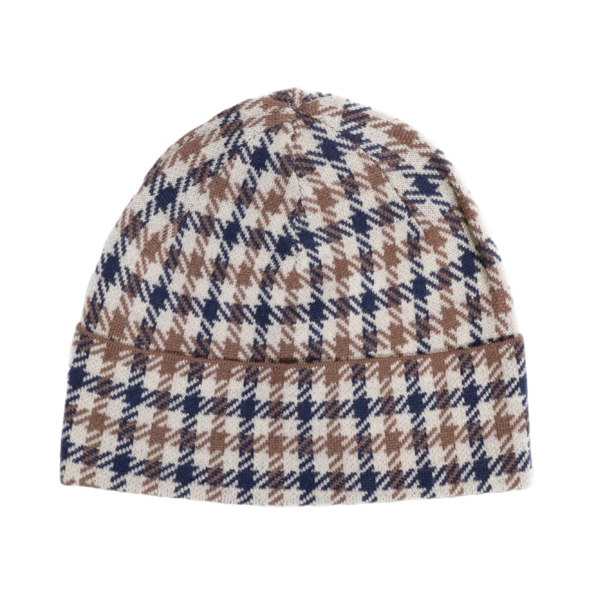 Aquascutum Merino Wool Beanie - Club Check - Escape Menswear
