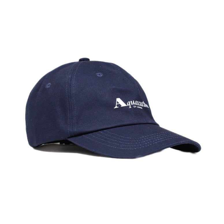 Aquascutum Print of London Baseball Cap - 11 Navy - Escape Menswear
