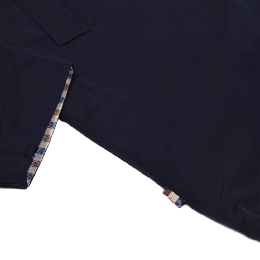 Aquascutum Reversible Mid Trench Coat - 11 Navy - Escape Menswear