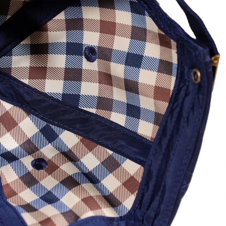 Aquascutum Rubber Patch Baseball Cap - 11 Navy - Escape Menswear