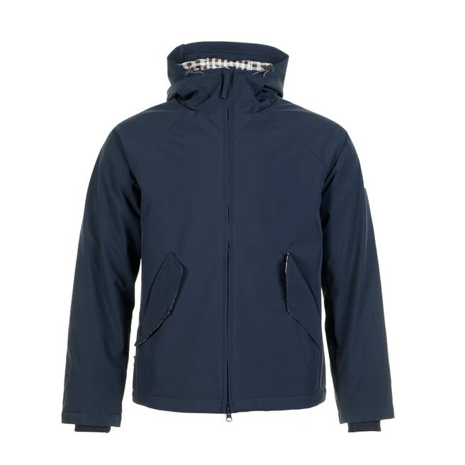Aquascutum Soft Shell Mid Parka Jacket - Navy - Escape Menswear