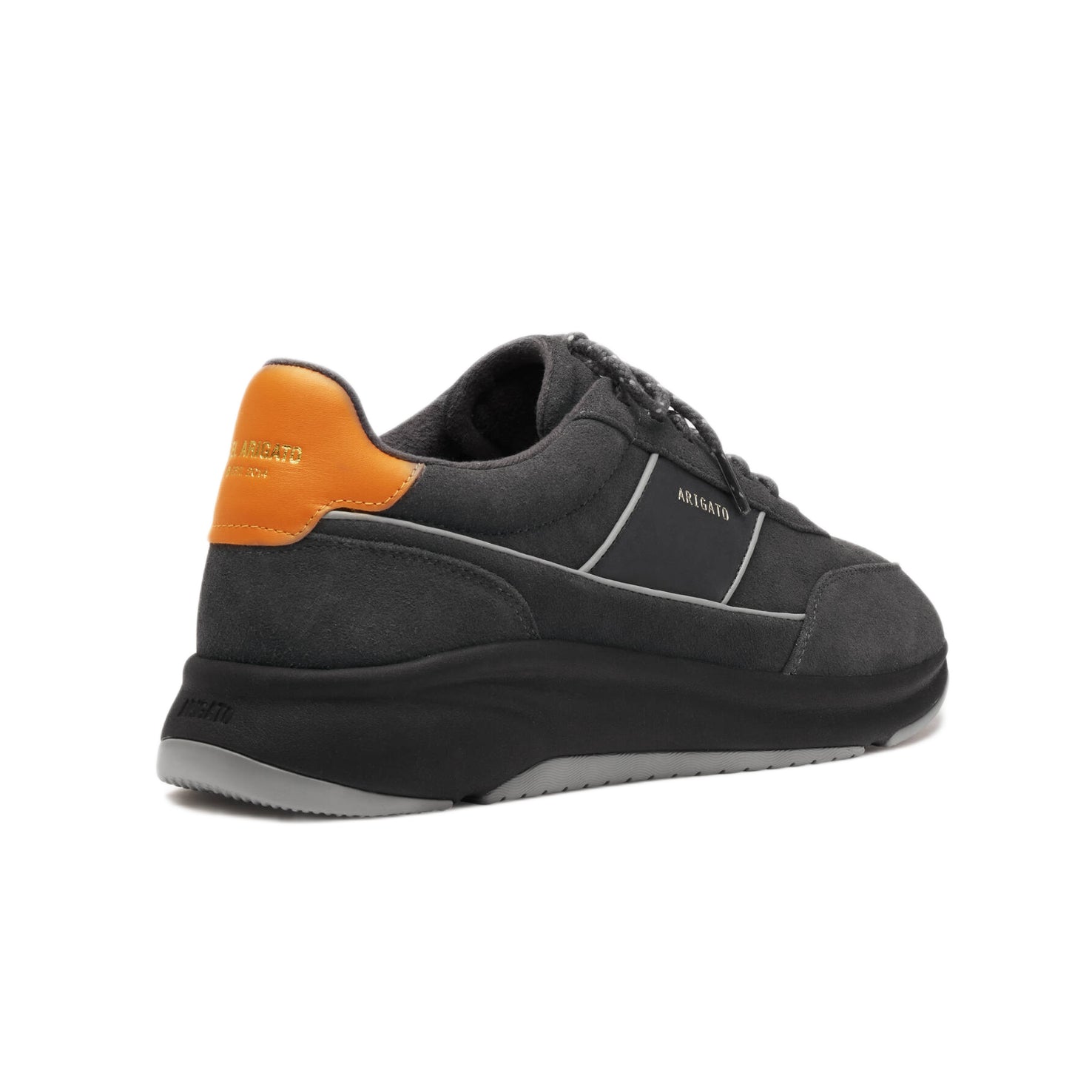 Axel Arigato Genesis Neo Runner - Dark Grey/Orange - Escape Menswear