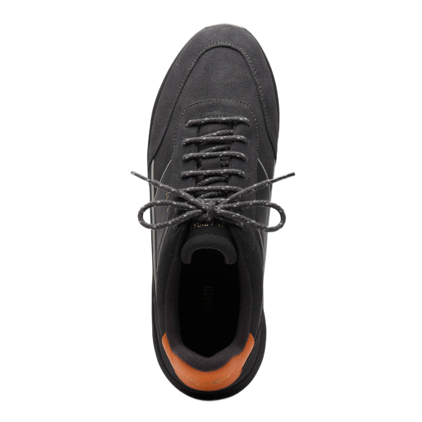 Axel Arigato Genesis Neo Runner - Dark Grey/Orange - Escape Menswear