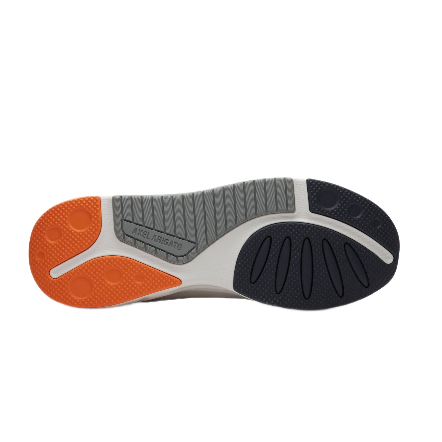 Axel Arigato Genesis Neo Runner - Grey/Orange - Escape Menswear