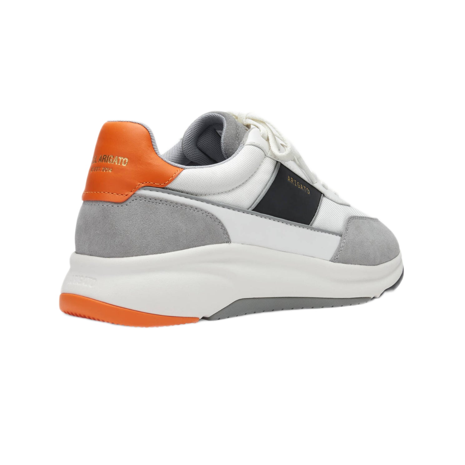 Axel Arigato Genesis Neo Runner - Grey/Orange - Escape Menswear