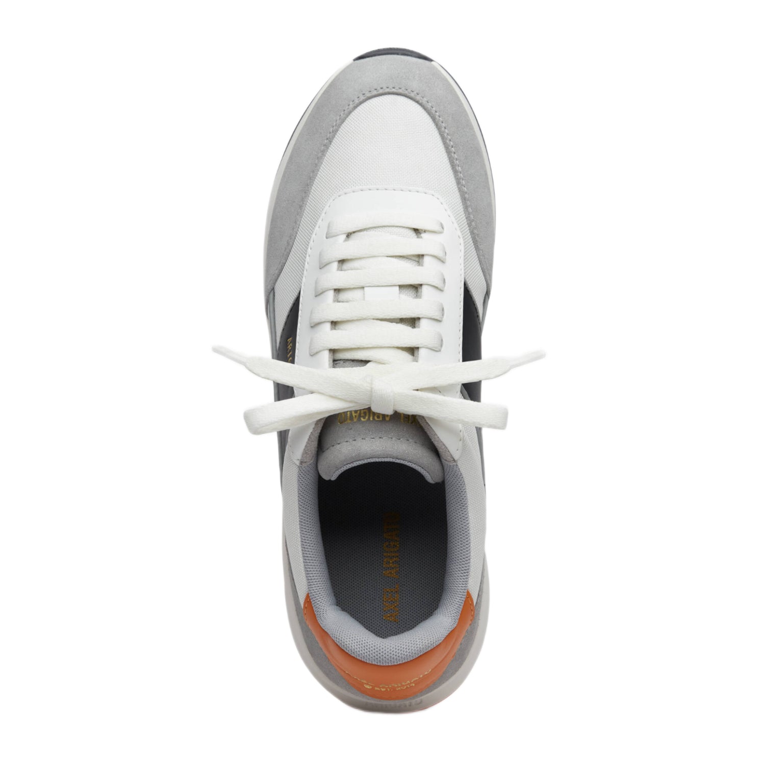 Axel Arigato Genesis Neo Runner - Grey/Orange - Escape Menswear