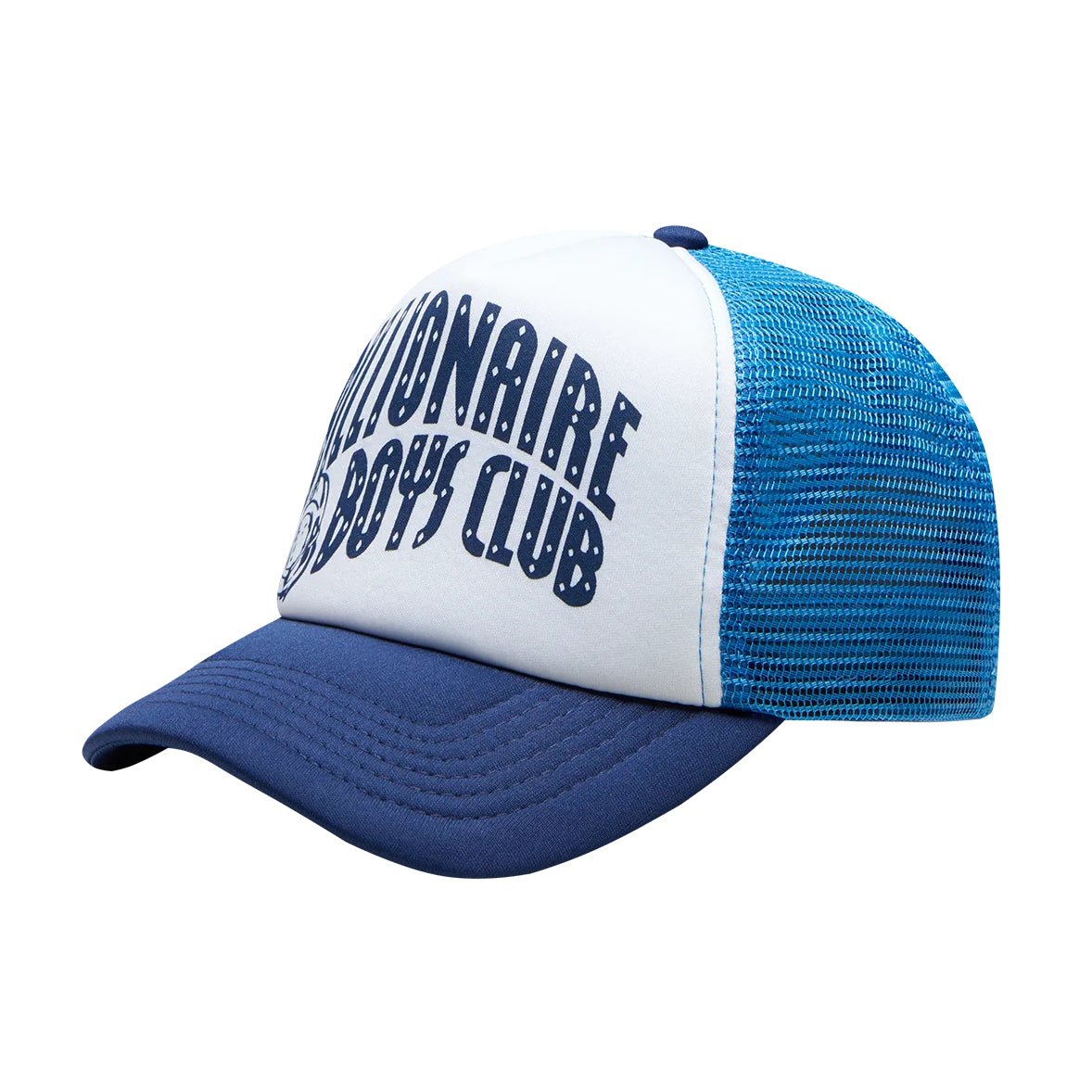 BBC Arch Logo Trucker Cap - Blue - Escape Menswear