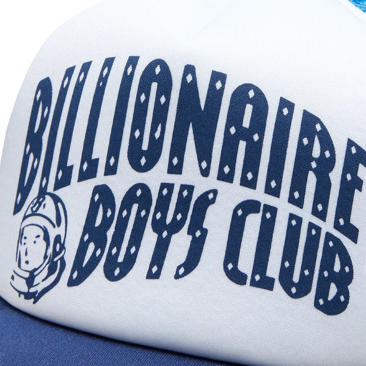 BBC Arch Logo Trucker Cap - Blue - Escape Menswear