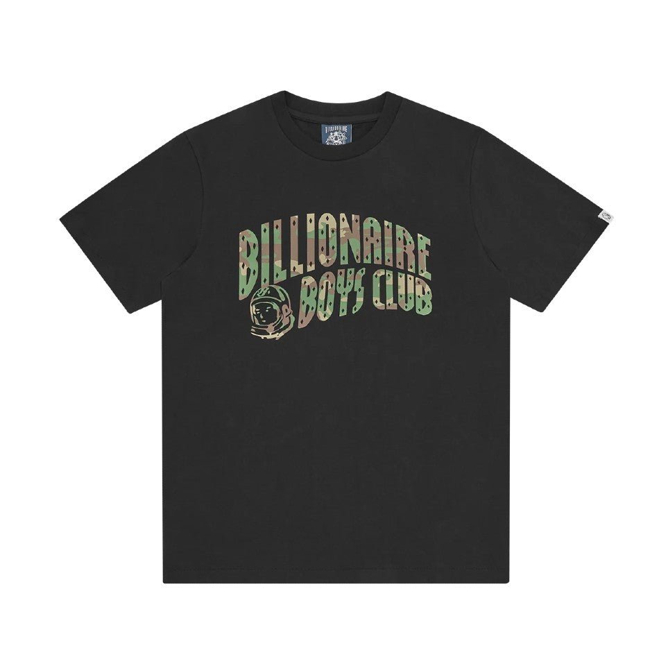 BBC Camo Arch Logo T-Shirt - Black - Escape Menswear