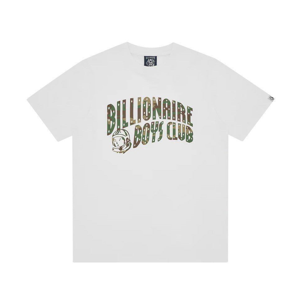 BBC Camo Arch Logo T-Shirt - White - Escape Menswear