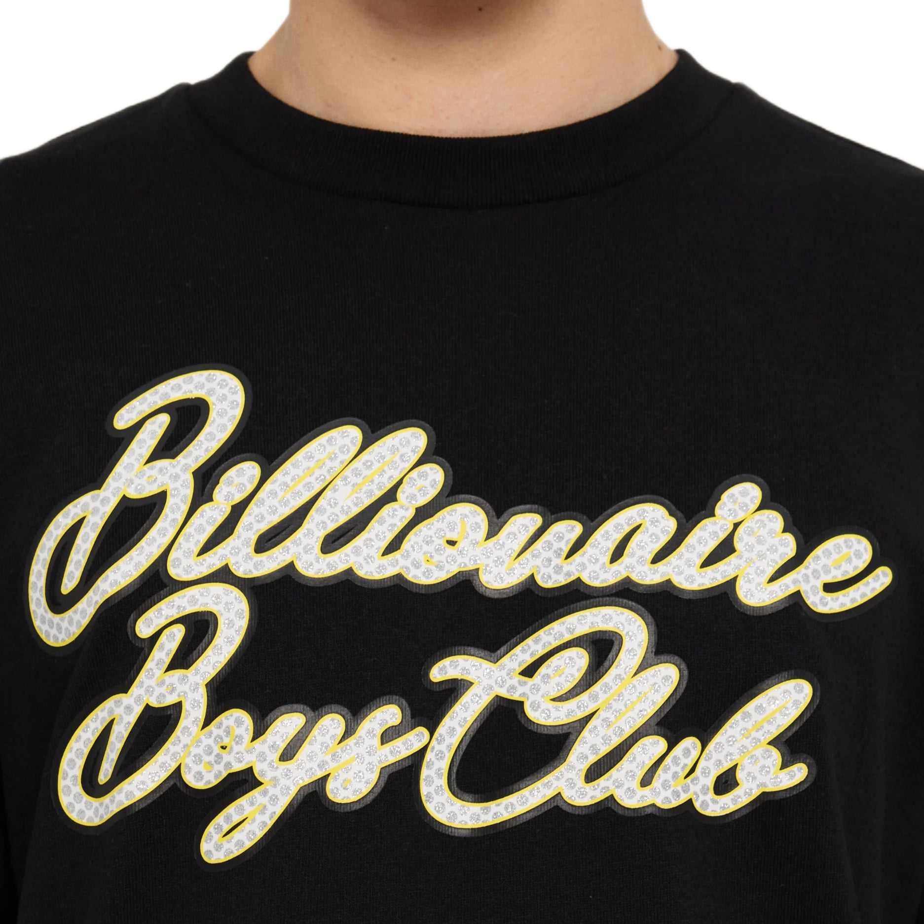 BBC Diamond Script Logo T-Shirt - Black - Escape Menswear