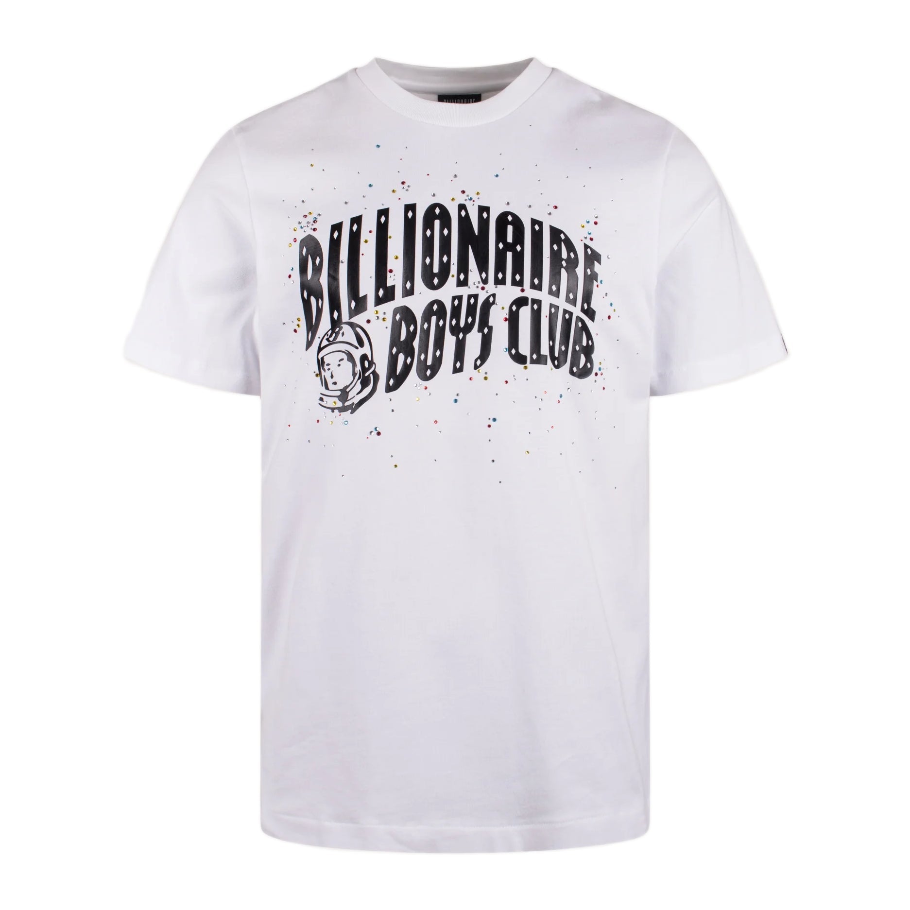 BBC Embellished Arch logo T-Shirt - White - Escape Menswear