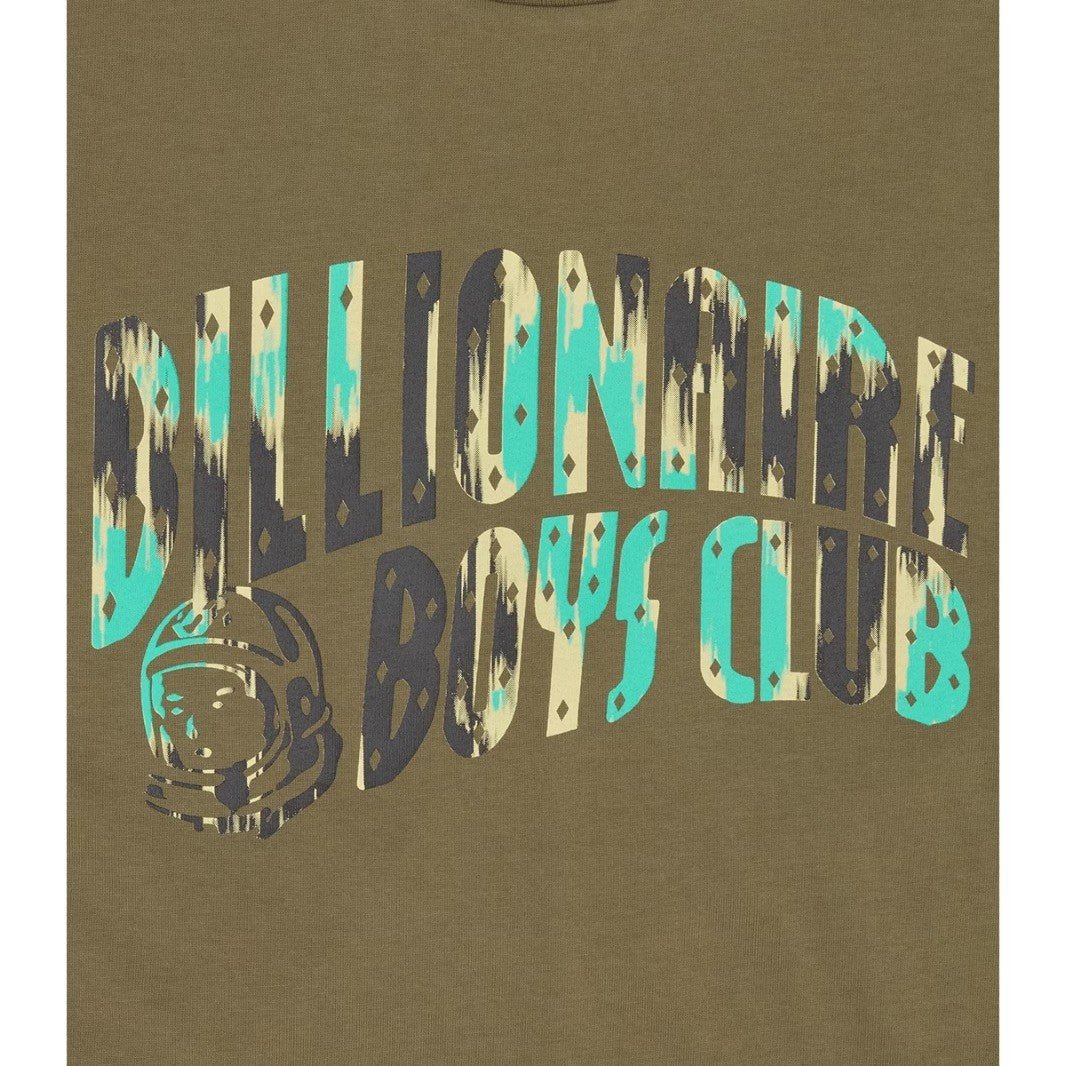 BBC Leopard Camo Arch Logo T-Shirt - Khaki - Escape Menswear
